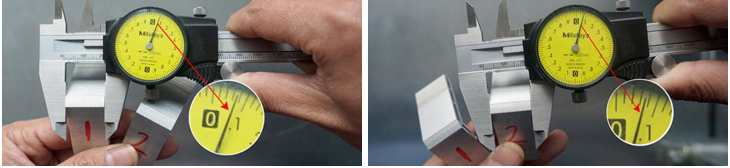 全自动铝型材切割机精度测量